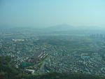 seoul, viewed from the seoul tower